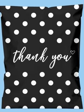 100pcs 10×13 inch Thank You Poly Mailer- Shipping Bags